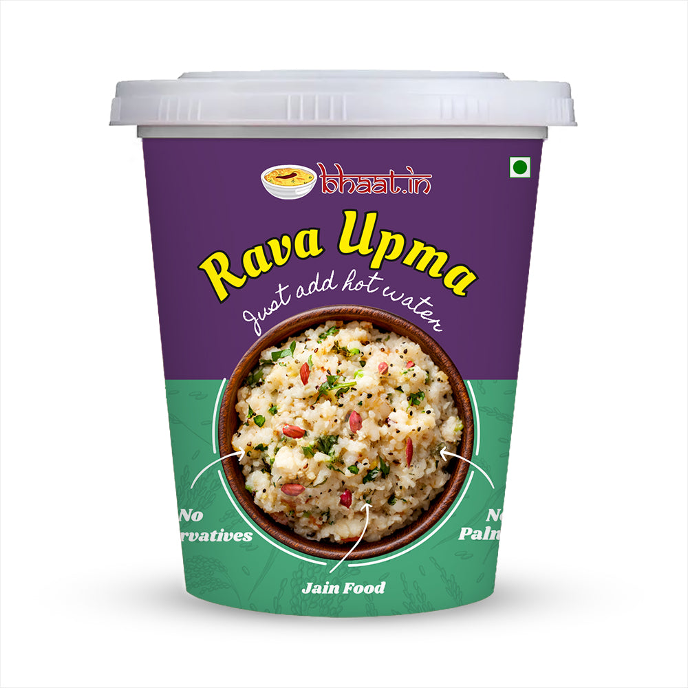 6 day Breakfast pack -Poha| Upma|Sabudana Khichdi |Dehydrated |Just add hot water|NO ONION GARLIC| Ready to Eat|Serves 6