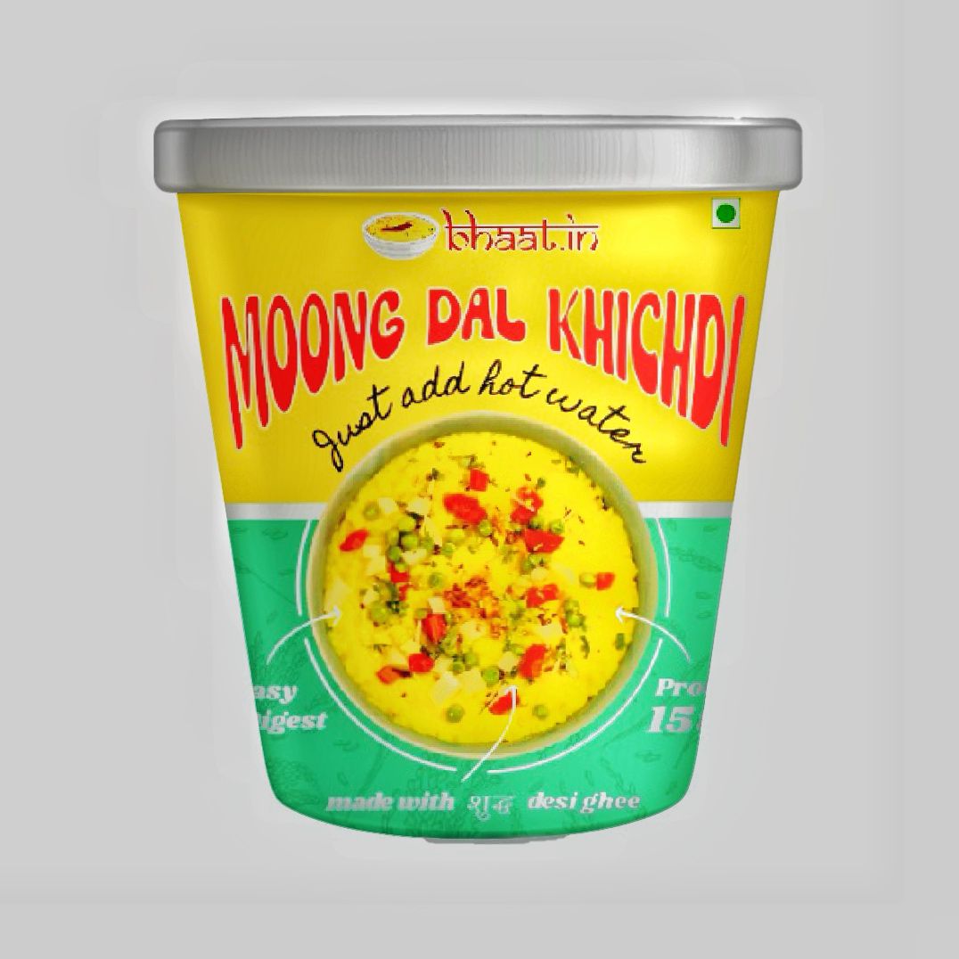 Dehydrated - Moong Dal Khichdi|Just add hot water| Serves 2|pack of 2