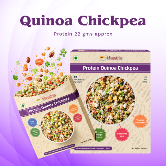 Quinoa chickpea -Protein 22 gms aprox