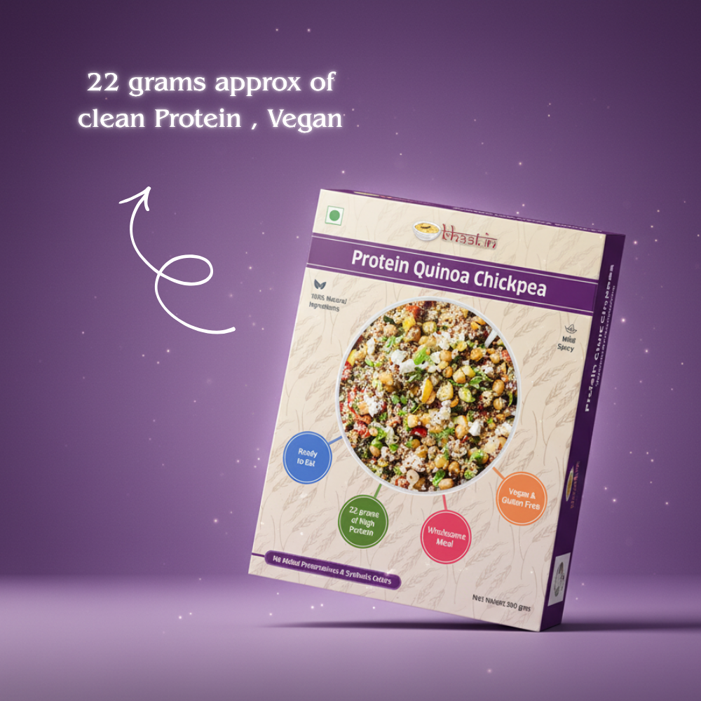 Quinoa chickpea -Protein 22 gms aprox