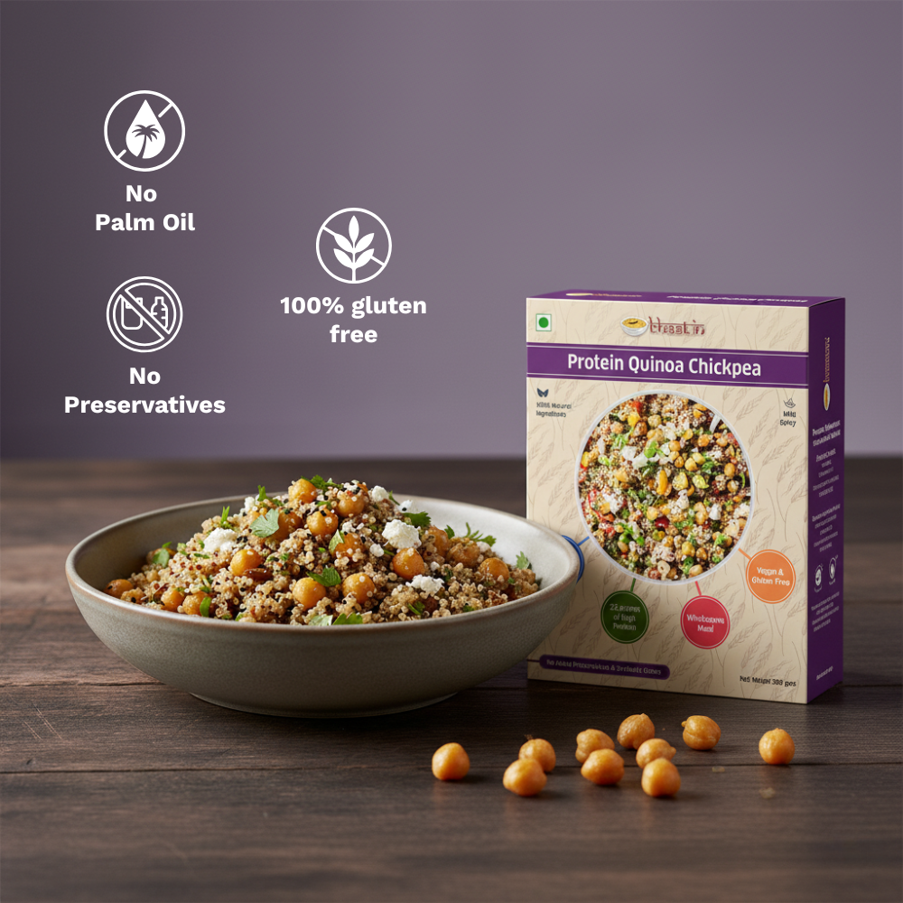 Quinoa chickpea -Protein 22 gms aprox