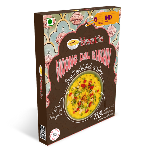 Dehydrated - Moong Dal Khichdi(Pack of 2)|Just add hot water