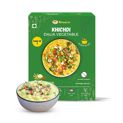 Dalia vegetable khichdi(Pack of 2)|Ready to Eat