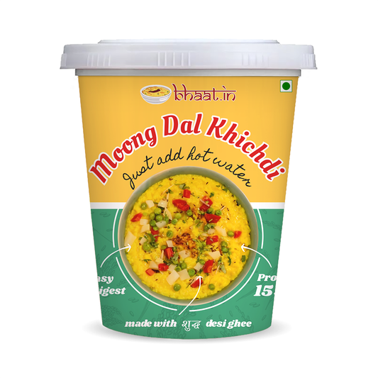 Dehydrated - Moong Dal Khichdi|Just add hot water| Serves 2|pack of 2