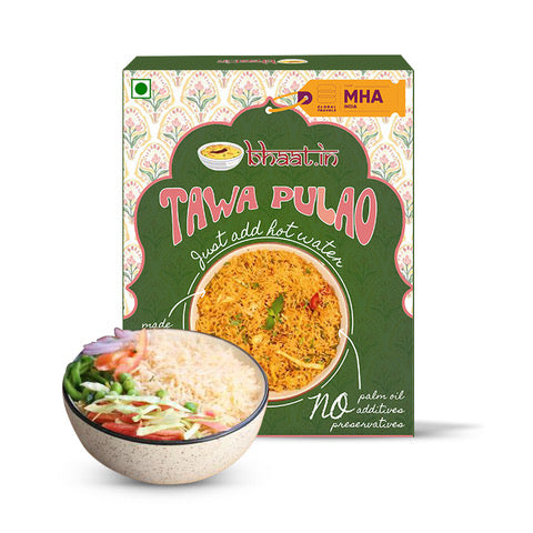Dehydrated - Tawa Pulav(Pack of 1)|Just add Hot water