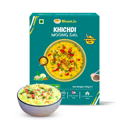 Moong Dal Khichdi(Pack of 2)|Ready to Eat
