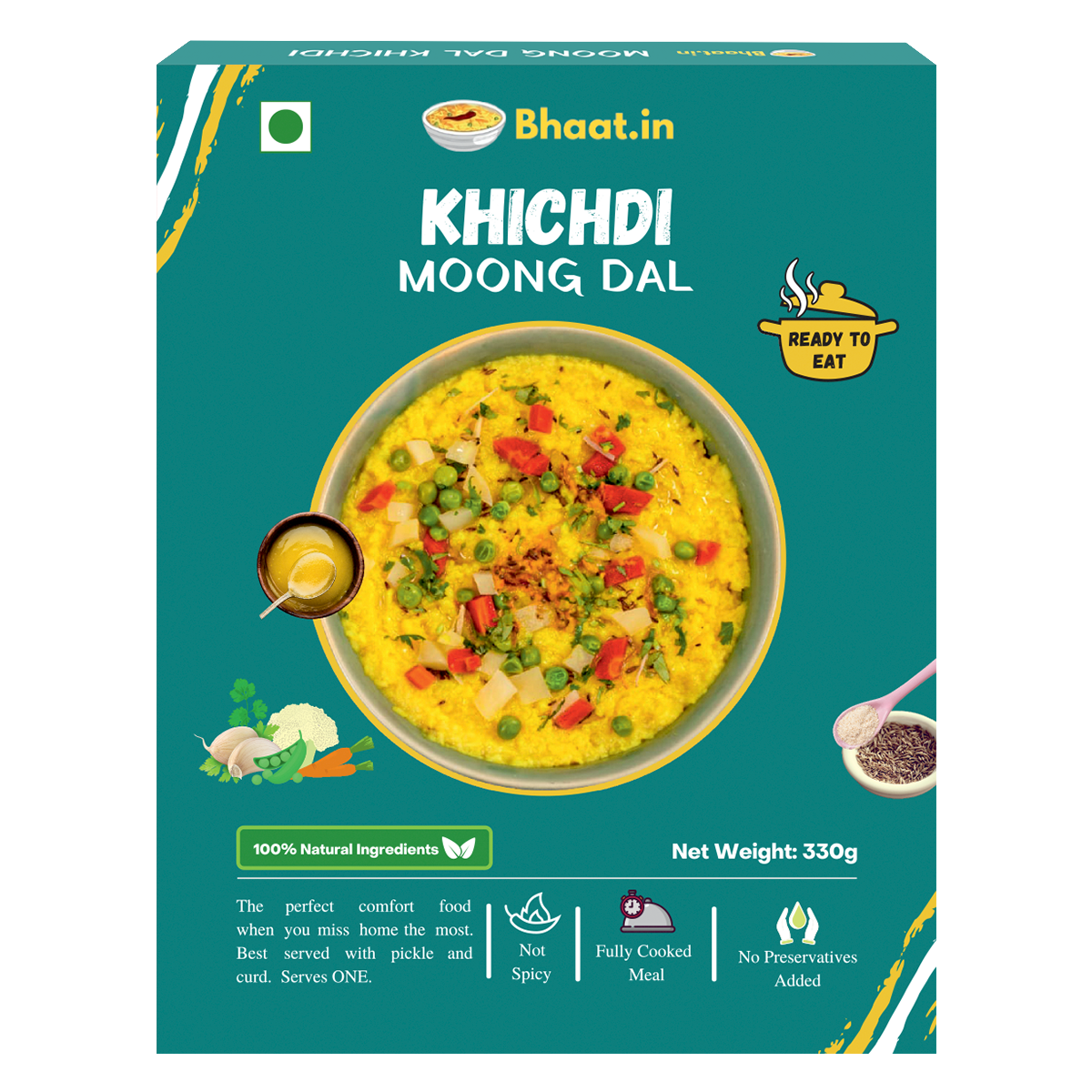 Bhaat.in - Ready to Eat - Khichdi Combo of 3*2